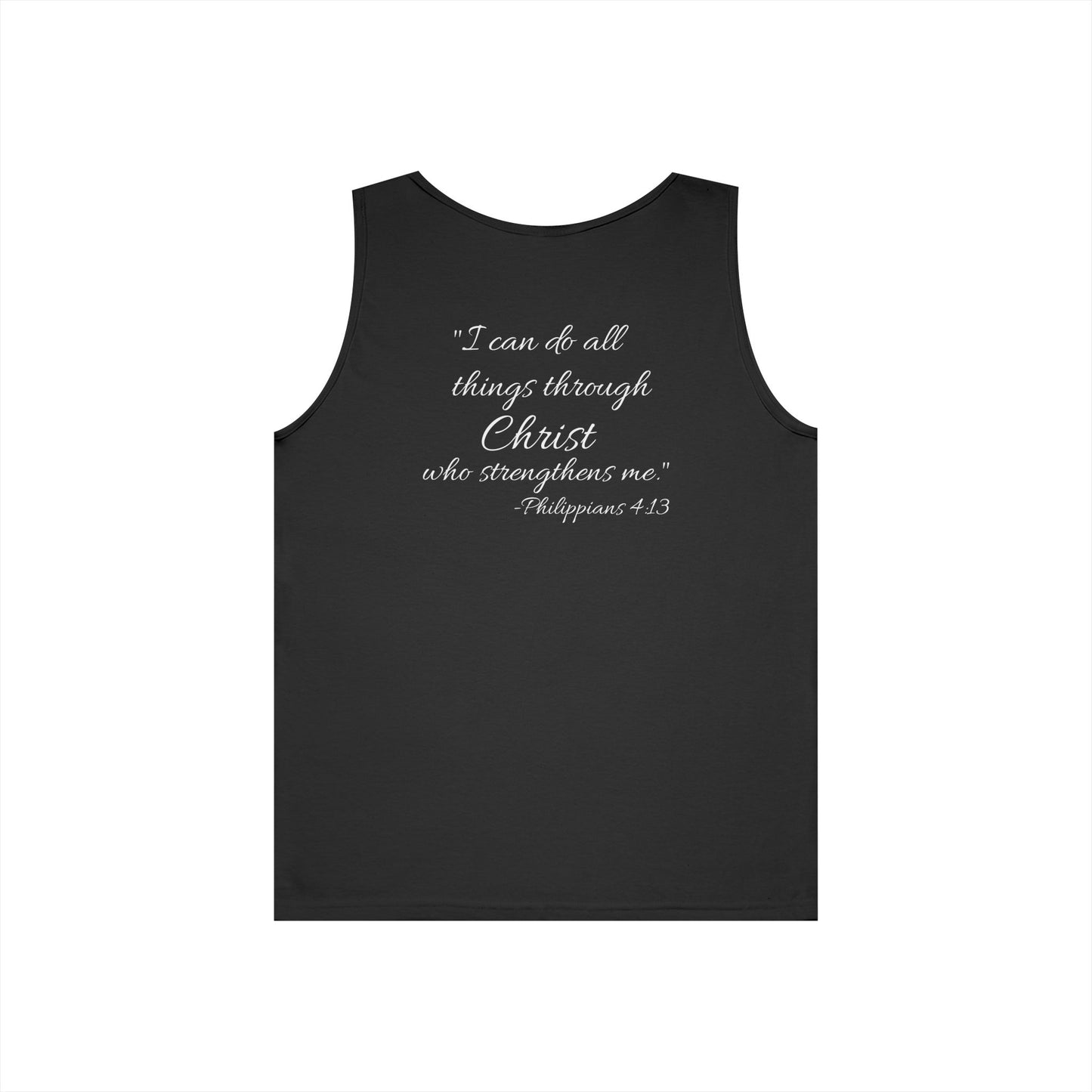 "I can do all things through Christ who strengthens me" motivational Tank
