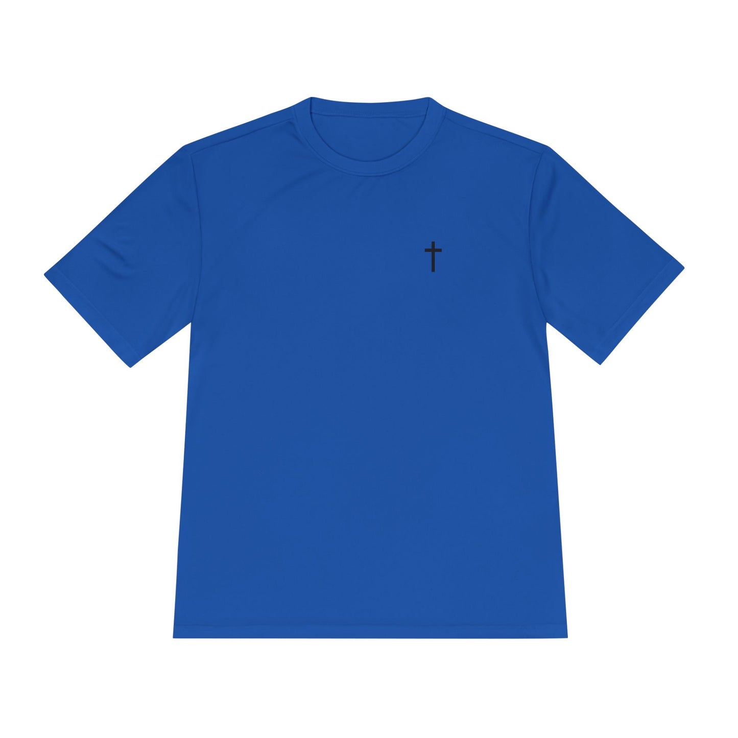 Unisex Sport-Tek Tee with Black Cross