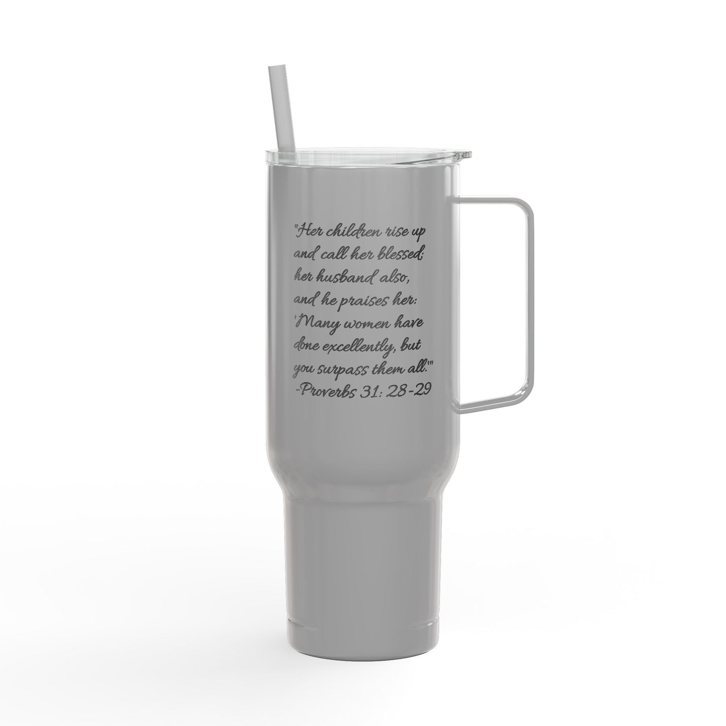 Insulated Tumbler with Lid, 40oz with Mother's Day verse