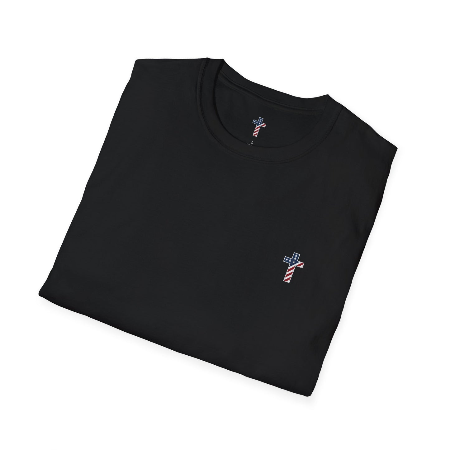 One Cross. One Nation, under God. Unisex Softstyle T-Shirt (no writing on back)