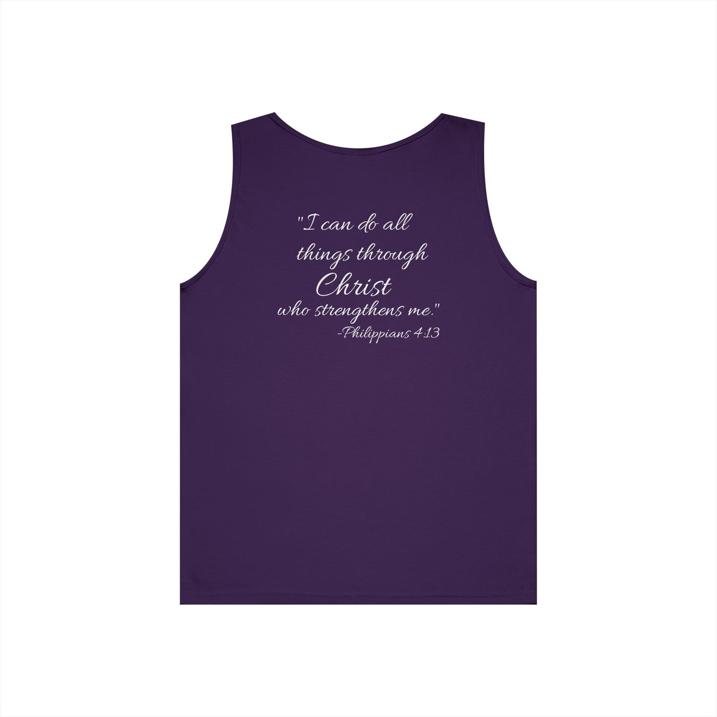 "I can do all things through Christ who strengthens me" motivational Tank