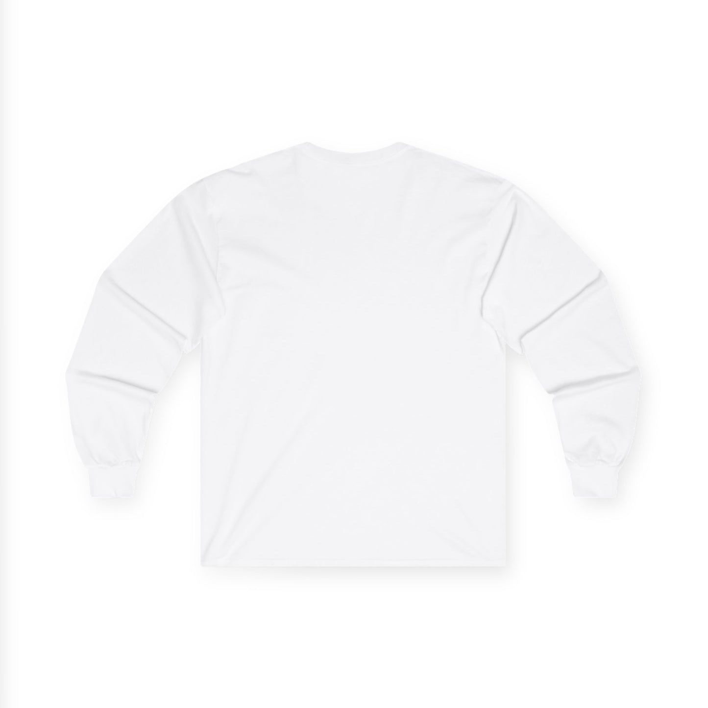 Unisex 100% Cotton Long Sleeve Tee with Black Cross
