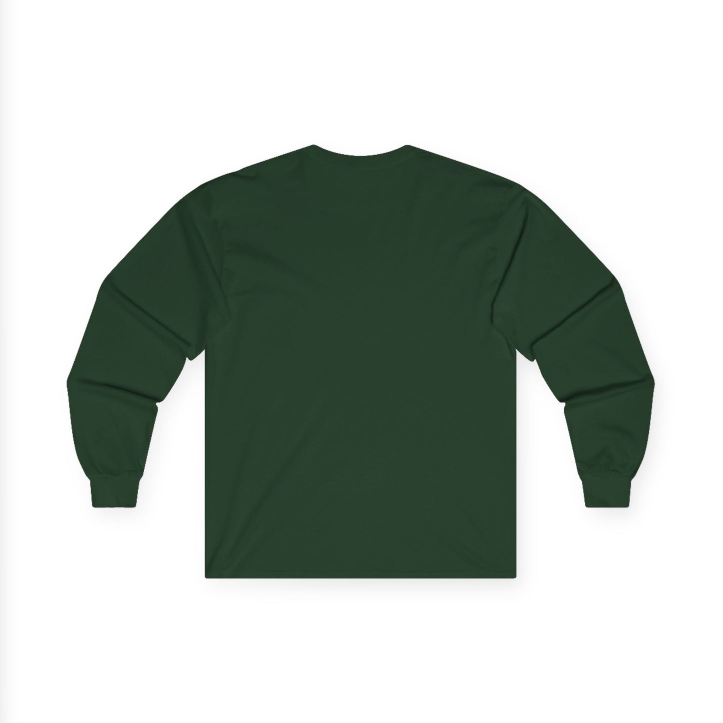 Unisex 100% Cotton Long Sleeve Tee with Black Cross