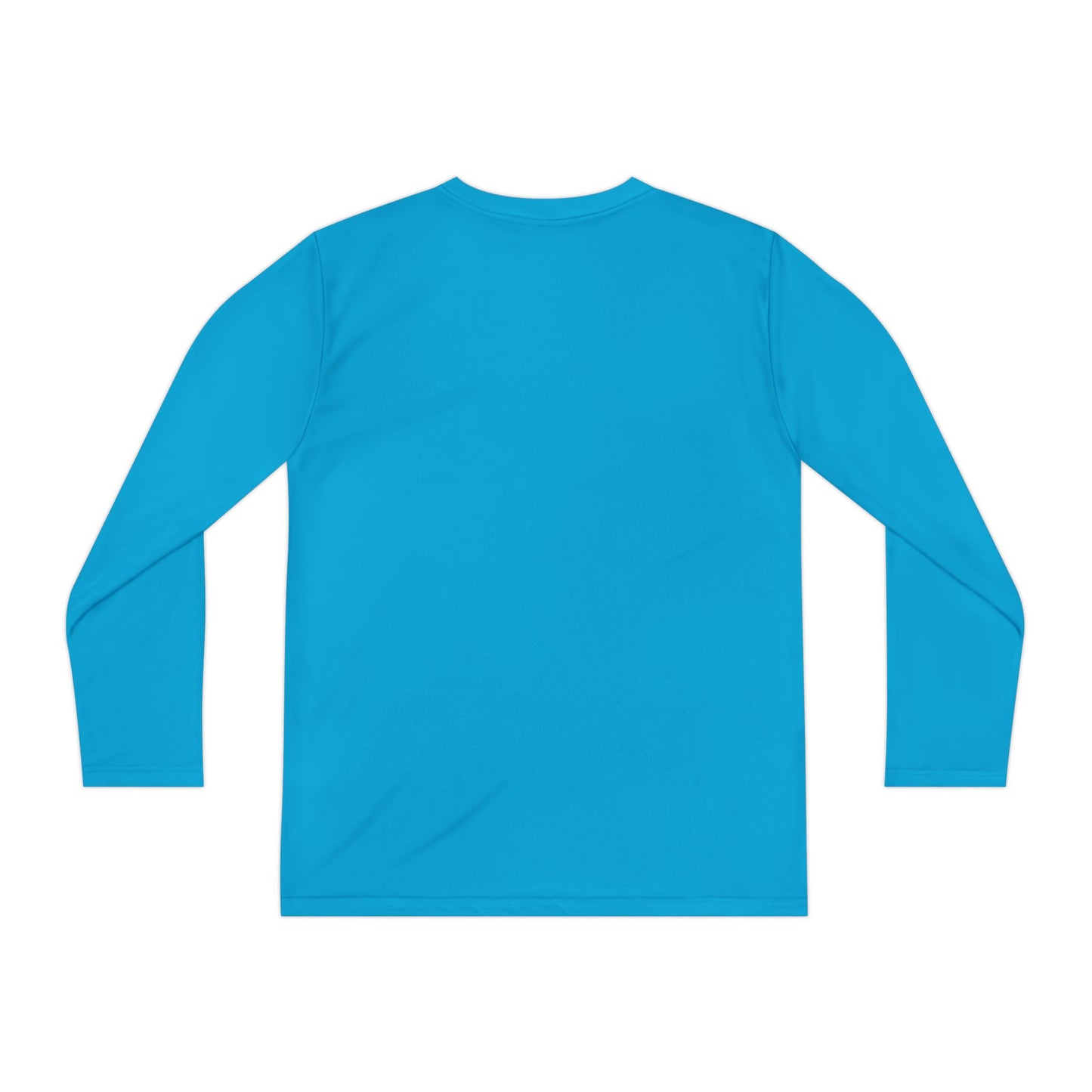 Youth Long Sleeve 100% Moisture-Wicking Shirt with White Cross