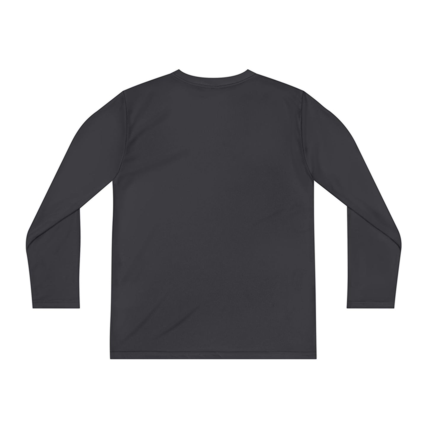 Youth Long Sleeve 100% Moisture-Wicking Shirt with White Cross