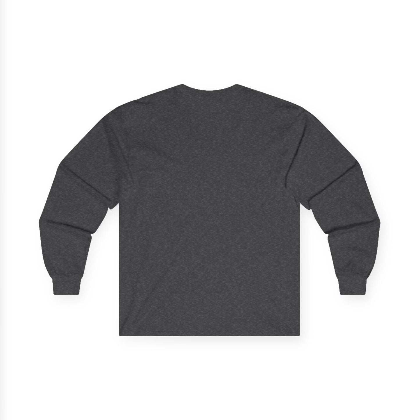 Unisex 100% Cotton Long Sleeve with White Cross (Gildan Product)