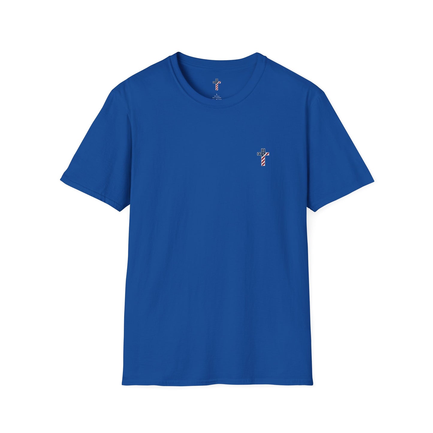 One Cross. One Nation, under God. Unisex Softstyle T-Shirt (no writing on back)